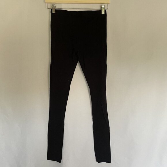 H&M Divided black leggings comfortable casual cotton elastane casual small - Picture 6 of 6